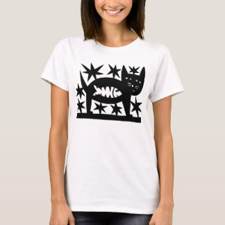 T-shirt Un chat heureux