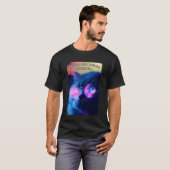 T-shirt Un chat Kiity fixe l'infini Pawsibilité (Devant entier)