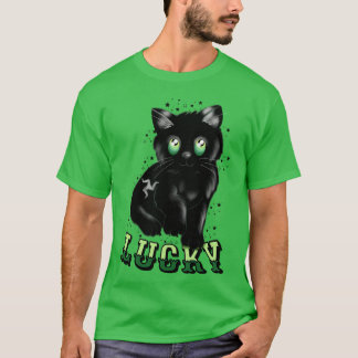 T-shirt Un chat Manx chanceux
