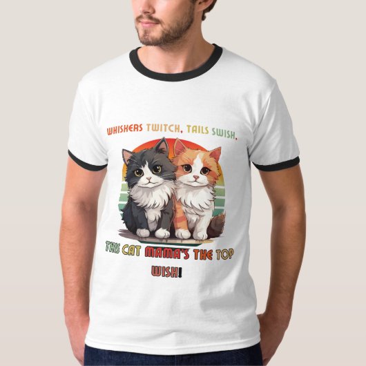 T-shirt "Un chat mène à un autre" (Devant)