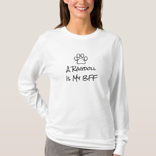 T-shirt Un chat Ragdoll est mon BFF (Devant)