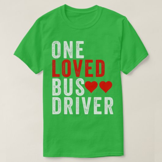 T-shirt Un Chauffeur De Bus Aimable Pilote De Bus Scolaire (Design devant)