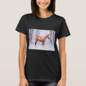 T-shirt Un cheval Palomino (Devant)