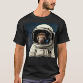 T-shirt un chimpanzé dans l'espace (Devant)