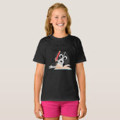 T-shirt Un Chiot intelligent (Devant entier)