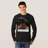 T-shirt Un Chiot Robuste Sleepy (Devant entier)