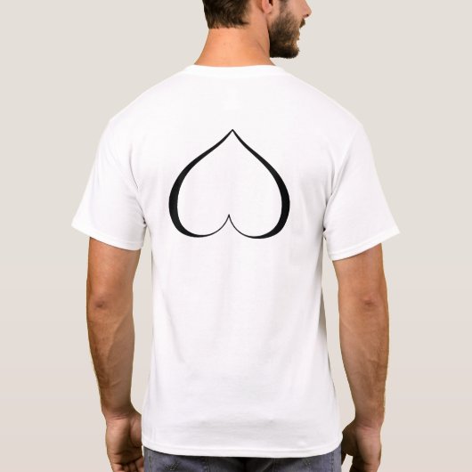 T-SHIRT UN COEUR EN DÉTRESSE (Dos)