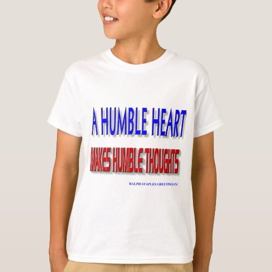 T-SHIRT UN COEUR HUMBLE (Devant)