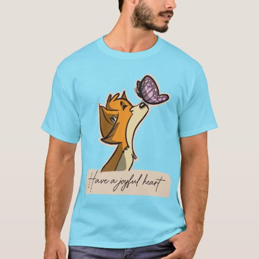 T-shirt Un coeur joyeux (Devant)