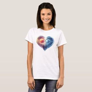 T-shirt Un coeur merveilleux "Un coeur deux vies"