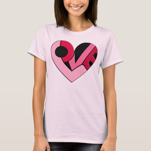 T-shirt Un coeur plein d'amour (Devant)
