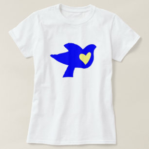 T-shirt un coeur pour l'Ukraine