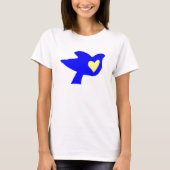 T-shirt un coeur pour l'Ukraine (Devant)