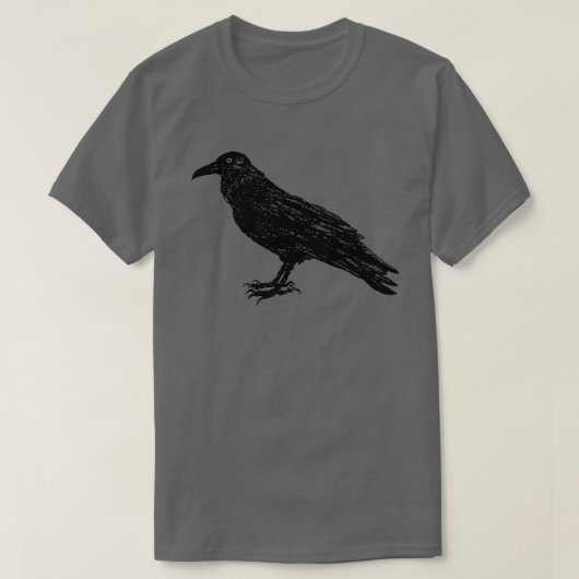 T-shirt Un corbeau (Design devant)