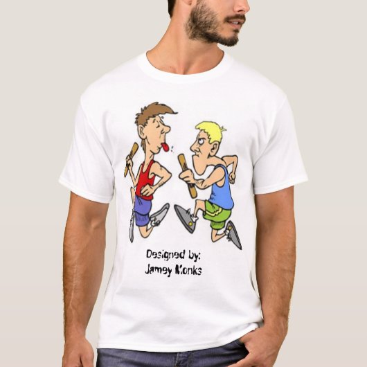 T-shirt Un coureur (Devant)