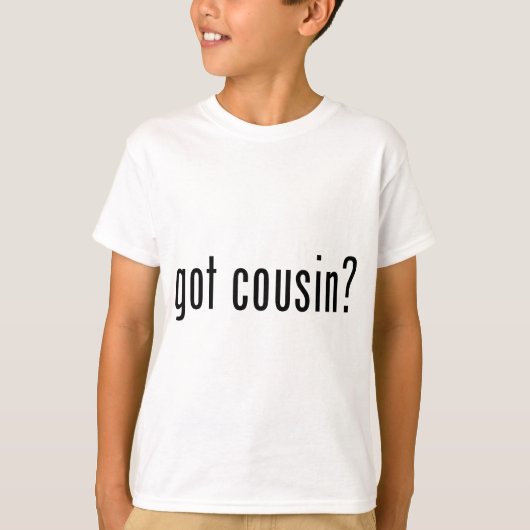 T-shirt un cousin ? (Devant)