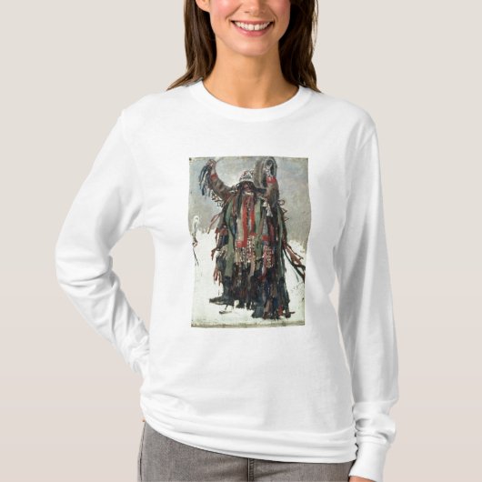 T-shirt Un croquis de chaman pour Yermak (Devant)