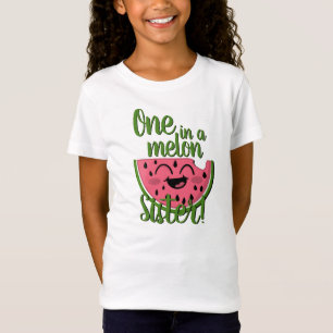 T-Shirt Un dans Melon Sister Watermelon Premier anniversai