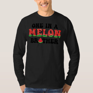 T-shirt Un dans un frère Melon premier anniversaire Waterm