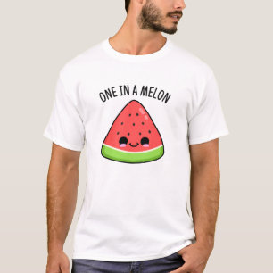 T-shirt Un Dans Un Melon Amusant Pun De Pastèque