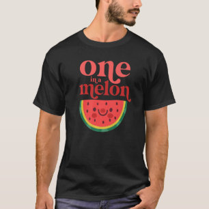 T-shirt Un Dans Un Melon Bébé Cute Watermelon Premier Anni