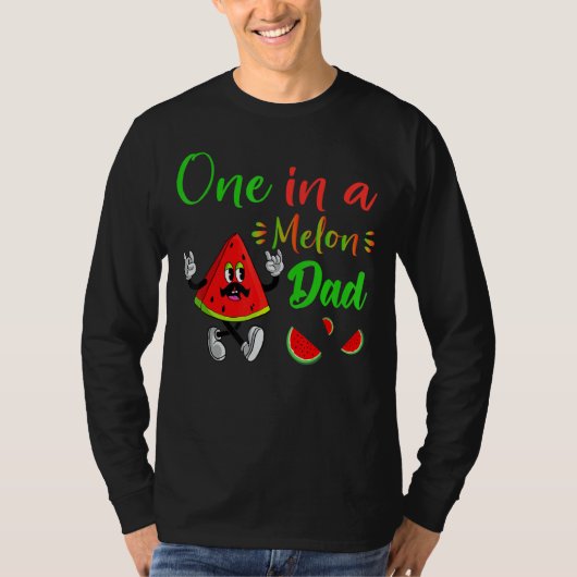 T-shirt Un Dans Un Melon Daddy Dada Watermelon Fruit Cool (Devant)