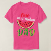 T-shirt Un Dans Un Melon Daddy Dada Watermelon Fruit Cool  (Design devant)
