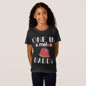 T-Shirt Un Dans Un Melon Daddy Funny Watermelon Match Fami (Devant entier)