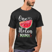 T-shirt Un Dans Un Melon Mama Famille Watermelon Matching  (Devant)