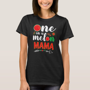 T-shirt Un Dans Un Melon Mama Watermelon Été Sunshine Mo