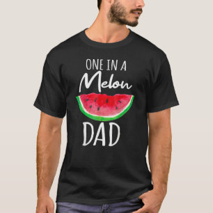 T-shirt Un Dans Un Melon Papa Été Papa Mignonne Watermelon