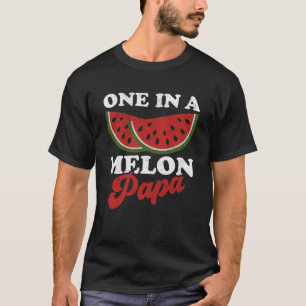 T-shirt Un Dans Un Melon Papa Watermelon Summer Retro Cute