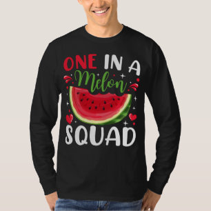 T-shirt Un dans un Melon Squad B Day Party Hommes LS