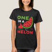T-shirt Un Dans Un Melon Watermelon Un Été Plaisant (Devant)
