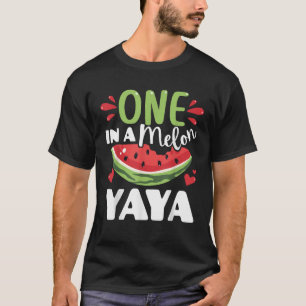 T-shirt Un dans un Melon Yaya Cute Watermelon Summer Famil