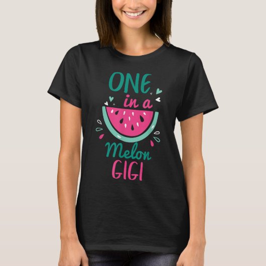 T-shirt Un Dans Une Famille De Melon Gigi Watermelon (Devant)