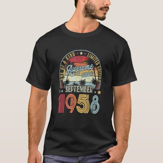 T-shirt Un De A Kind Ltd Edition 64 Ans Awesome Depuis S (Devant)