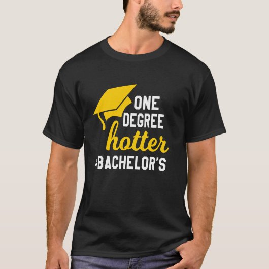 T-shirt Un Degré Plus Chaud Drôle Licence (Devant)