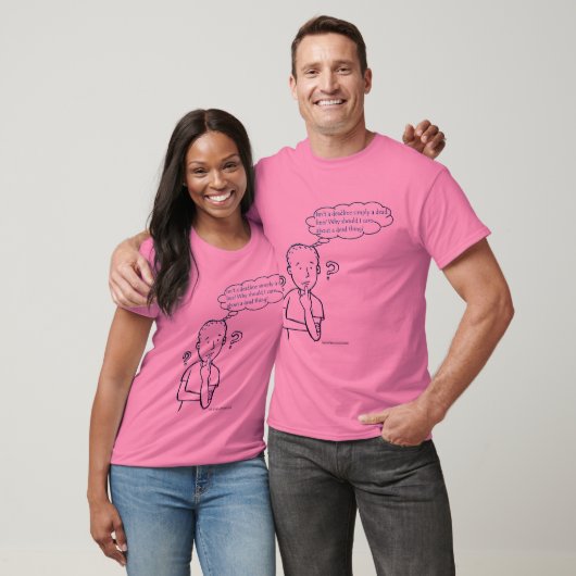 T-shirt "Un délai n'est-il pas simplement une ligne morte (Unisexe)
