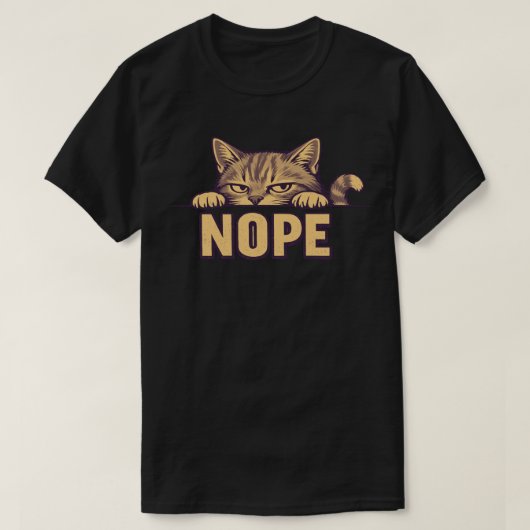 T-shirt Un design amusant à thème chat (Design devant)