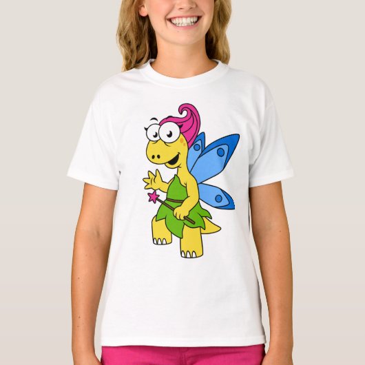 T-shirt Un Dessin Fairysaur Dinosaur. (Devant)