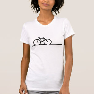 T-shirt Un dessin très proche. Vélo E-bike de course et MT
