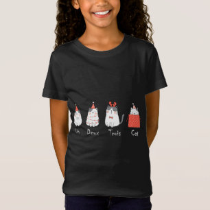 T-Shirt Un Deux Trois Cat Cute Kitten Kitty Lover Christma