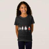 T-Shirt Un Deux Trois Cat Cute Kitten Kitty Lover Christma (Devant entier)