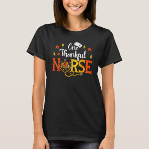 T-shirt Un dindon de Thanksgiving pour une infirmière reco