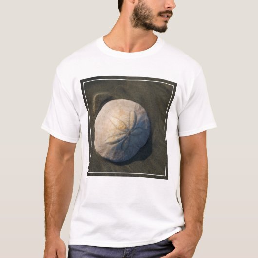 T-shirt Un dollar de sable sur la plage (Devant)