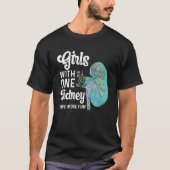 T-shirt Un donneur de rein transplanter infirmière technol (Devant)