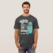 T-shirt Un donneur de rein transplanter infirmière technol (Devant entier)