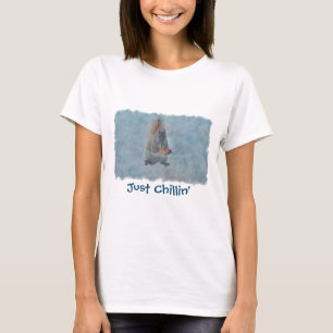 T-shirt Un écureuil d'hiver mignon, juste se calmer avec u