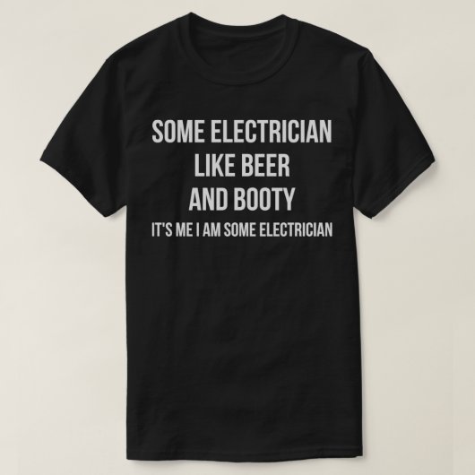 T-shirt un électricien (Design devant)